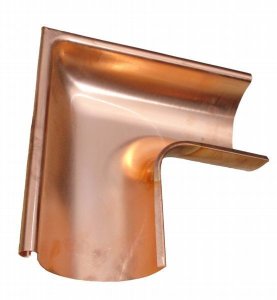 Narożnik miedziany zew 120mm 135st. lutowany