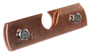 Uchwyt do rurek przeciwśniegowych miedziany rąbka stojącego